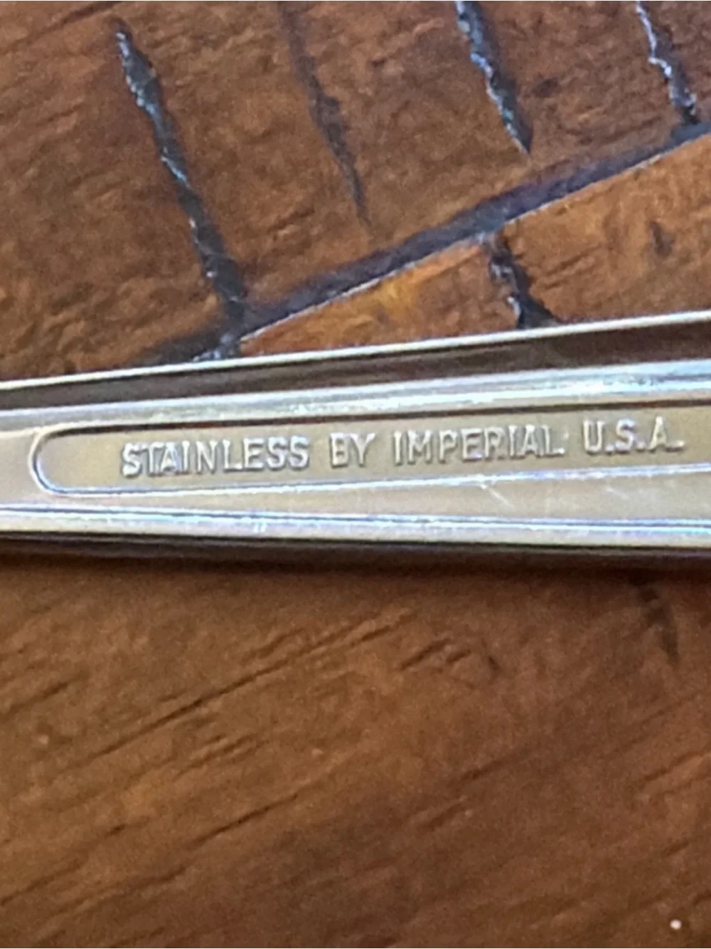Vintage 1960s Imperial USA IMI18 Stainless Flatware – 16 Pc Service for 4